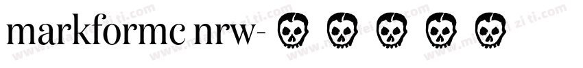 markformc nrw字体转换